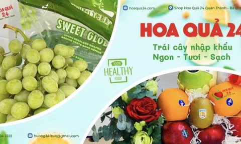 Hoa Quả 24 - Thương hiệu trái cây nhập khẩu sạch, nâng tầm sức khỏe người Việt