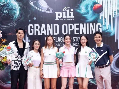 PILI Fashion khai trương flagship store, khẳng định thương hiệu thời trang thể thao thời thượng và cảm xúc